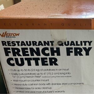 Weston French Fry Cutter